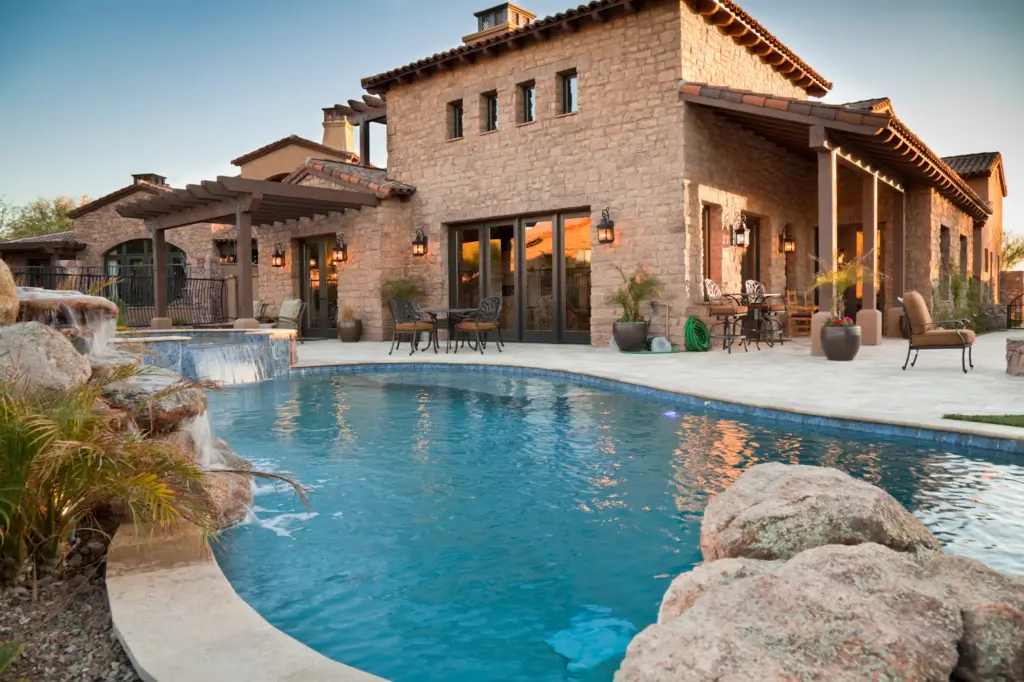 Custom pool hardscaping services Frisco, TX